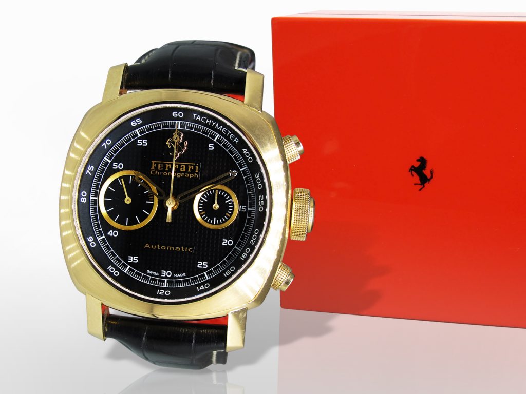 18k Pink Gold Panerai For Ferrari Granturismo Chronograph, Limited Edition