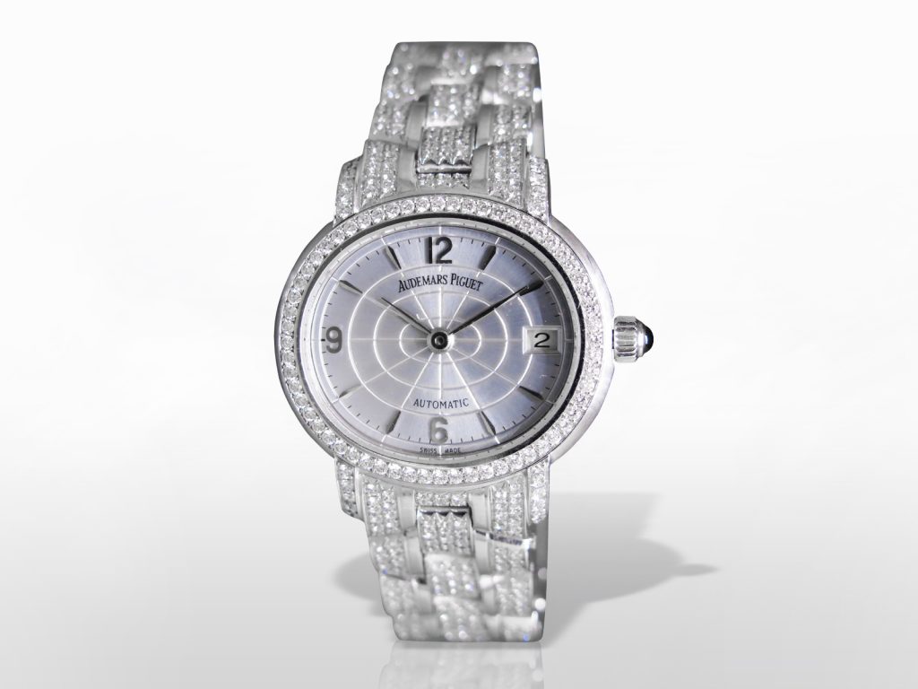Lady's 18k White Gold Audemars Piguet "Millenary" Automatic Wristwatch