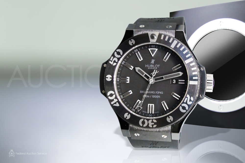 Brand New Men's Hublot “Big Bang King” Ceramic Automatic Wristwatch sold for $12,250