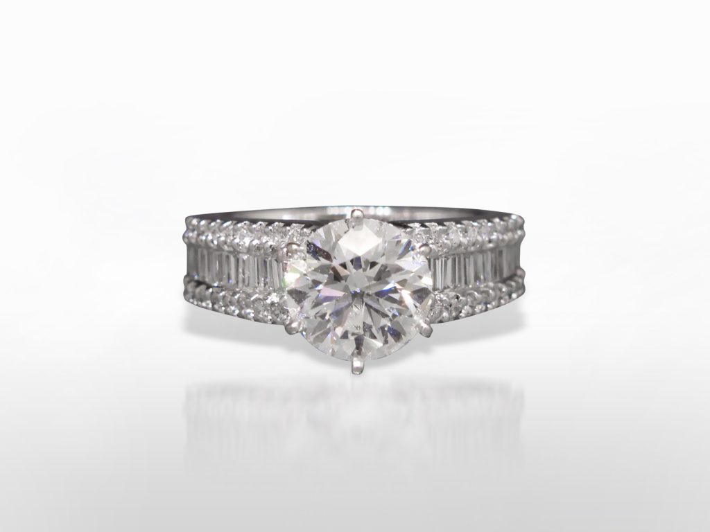2.05ct Round Brilliant Cut Diamond Ring