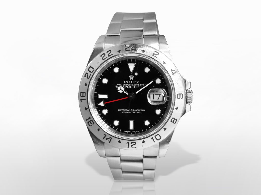 Men's Stainless Steel Rolex "Explorer II" Automatic Chronometer