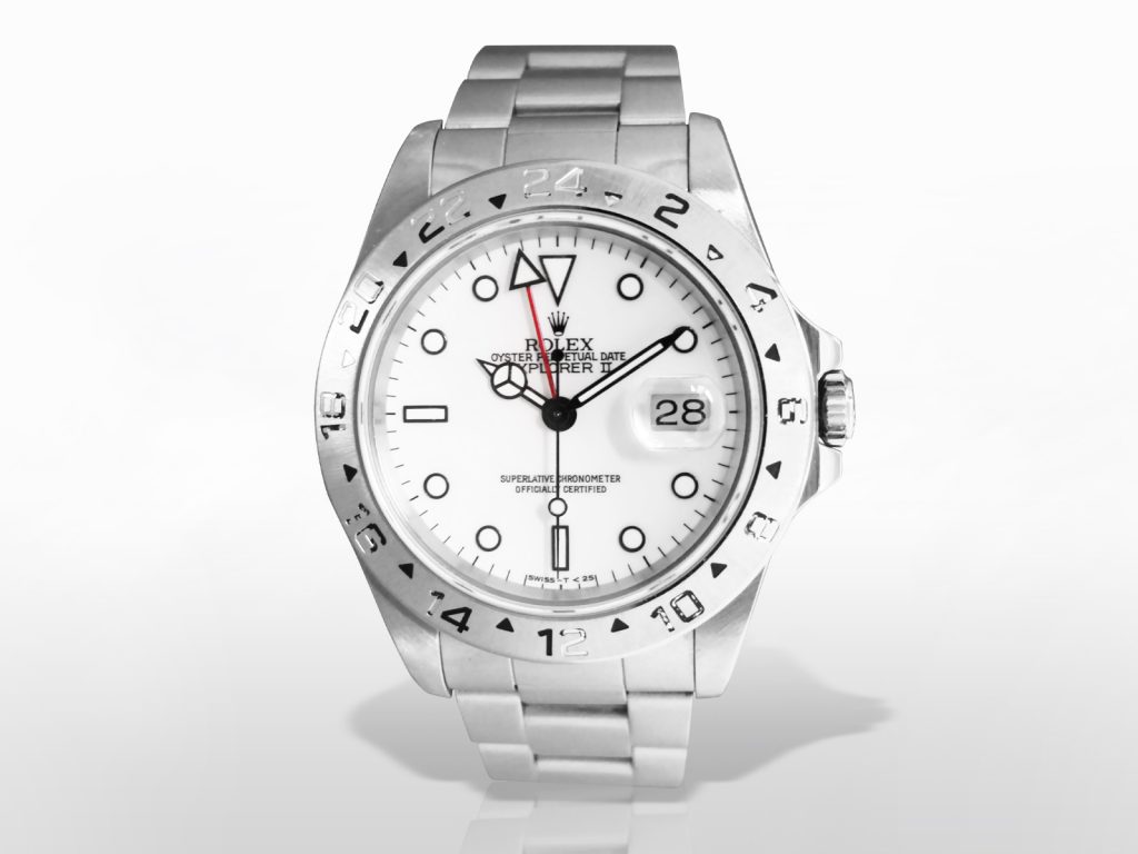 Men's Stainless Steel Rolex "Explorer II" Automatic Chronometer