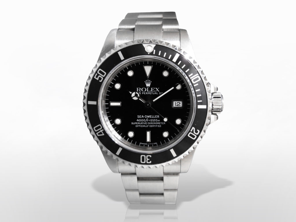 Men's Stainless Steel Rolex "Sea-Dweller" Automatic Chronometer
