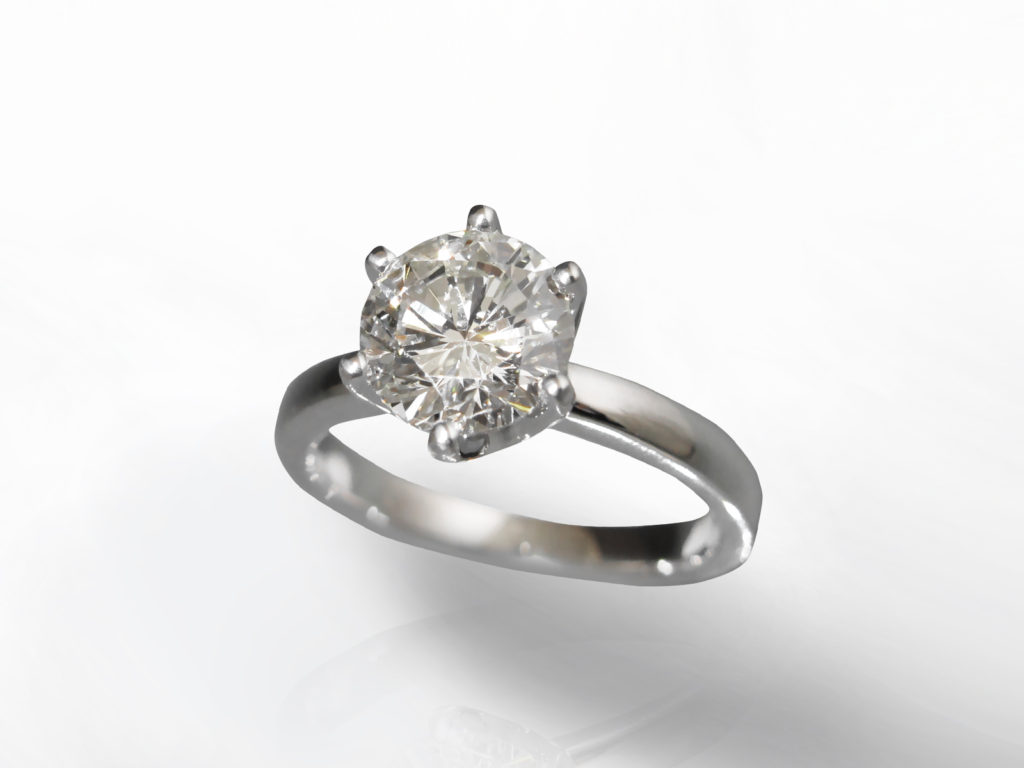 CGL Certified 2.01ct Round Brilliant Cut Canadian Diamond Ring